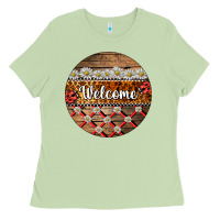 Matcha ladybug welcome ornament Ladies Tee - BarkalooDesign