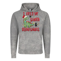 Cloud Rock i believe in santa & dinosaurs Vintage Hoodie - MaliasSmallBusiness