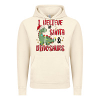 Vintage Artic i believe in santa & dinosaurs Vintage Hoodie - MaliasSmallBusiness