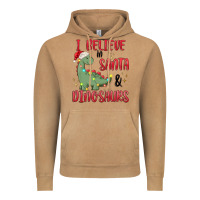 Vintage Camel i believe in santa & dinosaurs Vintage Hoodie - MaliasSmallBusiness