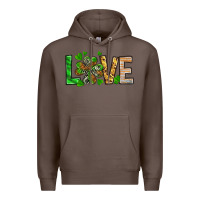 Coffee St. Patrick's Love luck with clover Premium Hoodie - HowdyJamesFarm