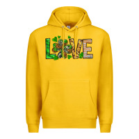 Lemon St. Patrick's Love luck with clover Premium Hoodie - HowdyJamesFarm