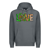 Rock St. Patrick's Love luck with clover Premium Hoodie - HowdyJamesFarm