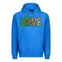 True Royal St. Patrick's Love luck with clover Premium Hoodie - HowdyJamesFarm