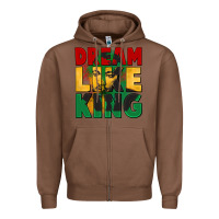 Chestnut dream like king martin luther Zipper Hoodie - CowGirlArtShop