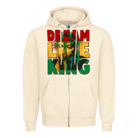 Sandshell dream like king martin luther Zipper Hoodie - CowGirlArtShop