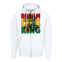 White dream like king martin luther Zipper Hoodie - CowGirlArtShop