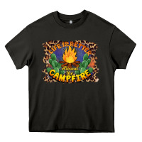 Asphalt life is better around the campfire Heavy Core Tee - BarkalooDesign