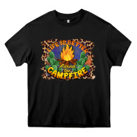Black life is better around the campfire Heavy Core Tee - BarkalooDesign