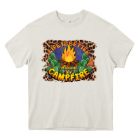 Cream life is better around the campfire Heavy Core Tee - BarkalooDesign
