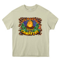 Mossy life is better around the campfire Heavy Core Tee - BarkalooDesign