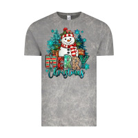 Cloud Rock merry christmas snowman Vintage Tee - MaliasSmallBusiness