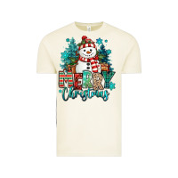 Vintage Arctic merry christmas snowman Vintage Tee - MaliasSmallBusiness