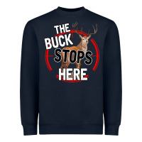 Navy The Bucks Stops Here Heavyweight Sweatshirt - Bettercallsaul