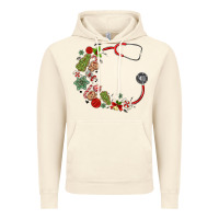 Vintage Artic custom name christmas stethoscope Vintage Hoodie - MaliasSmallBusiness