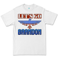White let's go brandon thunderbird Premium Tee - Jasminsmagicworld