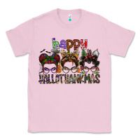 Bubblegum Pink happy hallothanksmas Classic Tee - SublimationCraftShop