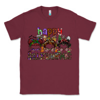 Burgundy happy hallothanksmas Classic Tee - SublimationCraftShop