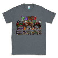 Charcoal Heather happy hallothanksmas Classic Tee - SublimationCraftShop