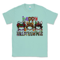 Seafoam happy hallothanksmas Classic Tee - SublimationCraftShop