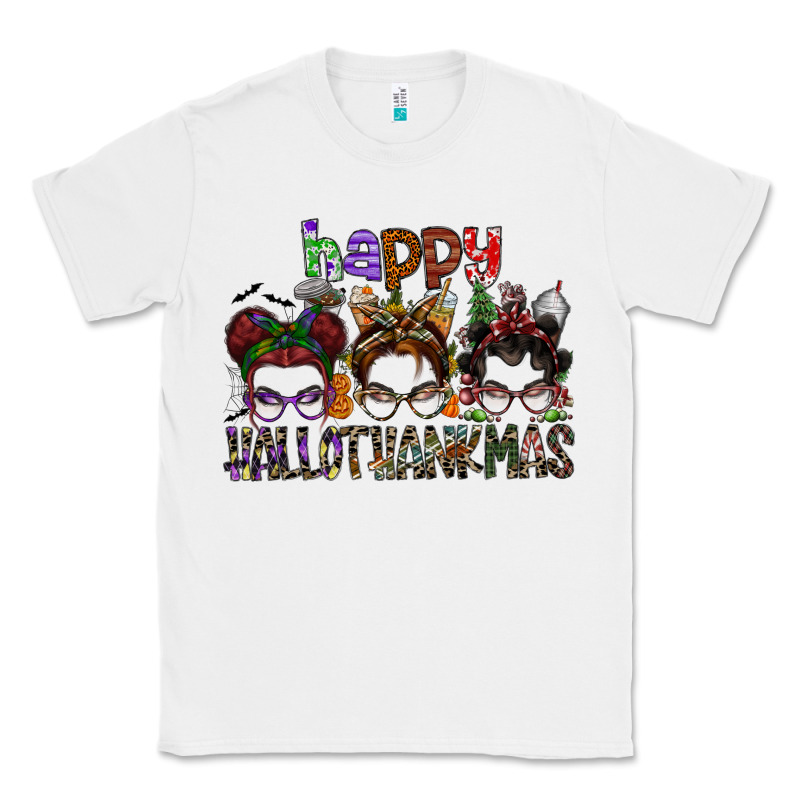 Happy Hallothanksmas Classic Tee by SublimationCraftShop | Teevron