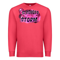 Cardinal Stronger than the storm Premium Sweatshirt - FaDigitalArtStudio