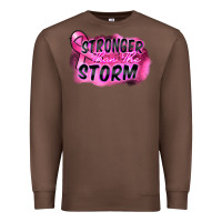 Chestnut Stronger than the storm Premium Sweatshirt - FaDigitalArtStudio