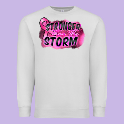 Stronger Than The Storm Premium Sweatshirt Designed By Fadigitalartstudio