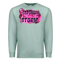 Seafoam Stronger than the storm Premium Sweatshirt - FaDigitalArtStudio