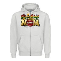 Dove Grey black mom Zipper Hoodie - CowGirlArtShop