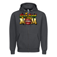Smoke black mom Zipper Hoodie - CowGirlArtShop