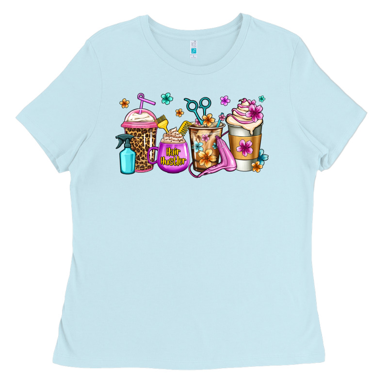 Hair Hustler Coffee Ladies Tee by Jasminsmagicworld | Teevron