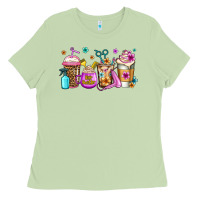 Matcha hair hustler coffee Ladies Tee - Jasminsmagicworld