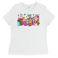 White hair hustler coffee Ladies Tee - Jasminsmagicworld