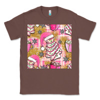 Chestnut christmas cake and pink mug seamless pattern bbs Classic Tee - BundleAndBundleShop