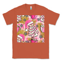 Copper christmas cake and pink mug seamless pattern bbs Classic Tee - BundleAndBundleShop