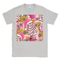 Moon Dust christmas cake and pink mug seamless pattern bbs Classic Tee - BundleAndBundleShop