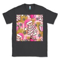 Smoke christmas cake and pink mug seamless pattern bbs Classic Tee - BundleAndBundleShop