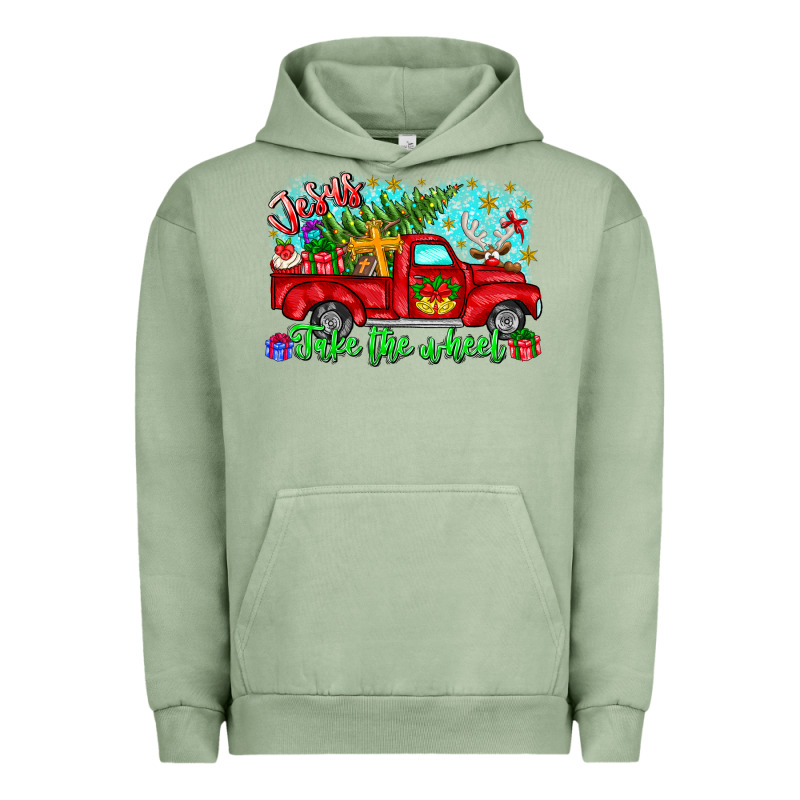 Jesus Take The Wheel Urban Hoodie by CowhideDigitalArt | Teevron