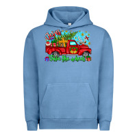 Pigment Pebble Blue jesus take the wheel Urban Hoodie - CowhideDigitalArt