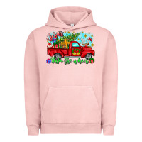 Pigment Salmon jesus take the wheel Urban Hoodie - CowhideDigitalArt