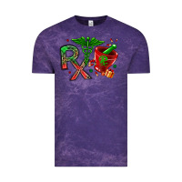 Cloud Purple rx christmas pharmacy Vintage Tee - MaliasSmallBusiness
