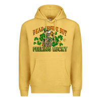 Antique Gold Dead inside but feeling lucky St. Patrick's Day Premium Hoodie - CowGirlArtShop