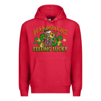 Cardinal Dead inside but feeling lucky St. Patrick's Day Premium Hoodie - CowGirlArtShop