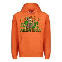 Carrot Dead inside but feeling lucky St. Patrick's Day Premium Hoodie - CowGirlArtShop