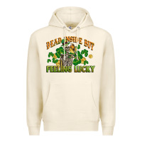 Tofu Dead inside but feeling lucky St. Patrick's Day Premium Hoodie - CowGirlArtShop