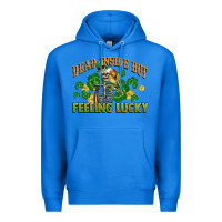 True Royal Dead inside but feeling lucky St. Patrick's Day Premium Hoodie - CowGirlArtShop