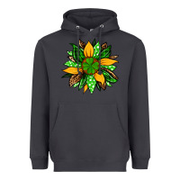 Smoke St. Patrick's sunflower Heavyweight Hoodie - OliviaCreatesArt