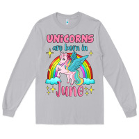 Moon Dust unicorns are born in june Long Sleeve Tee - Jasminsmagicworld