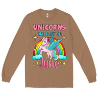 Toasted Coconut unicorns are born in june Long Sleeve Tee - Jasminsmagicworld